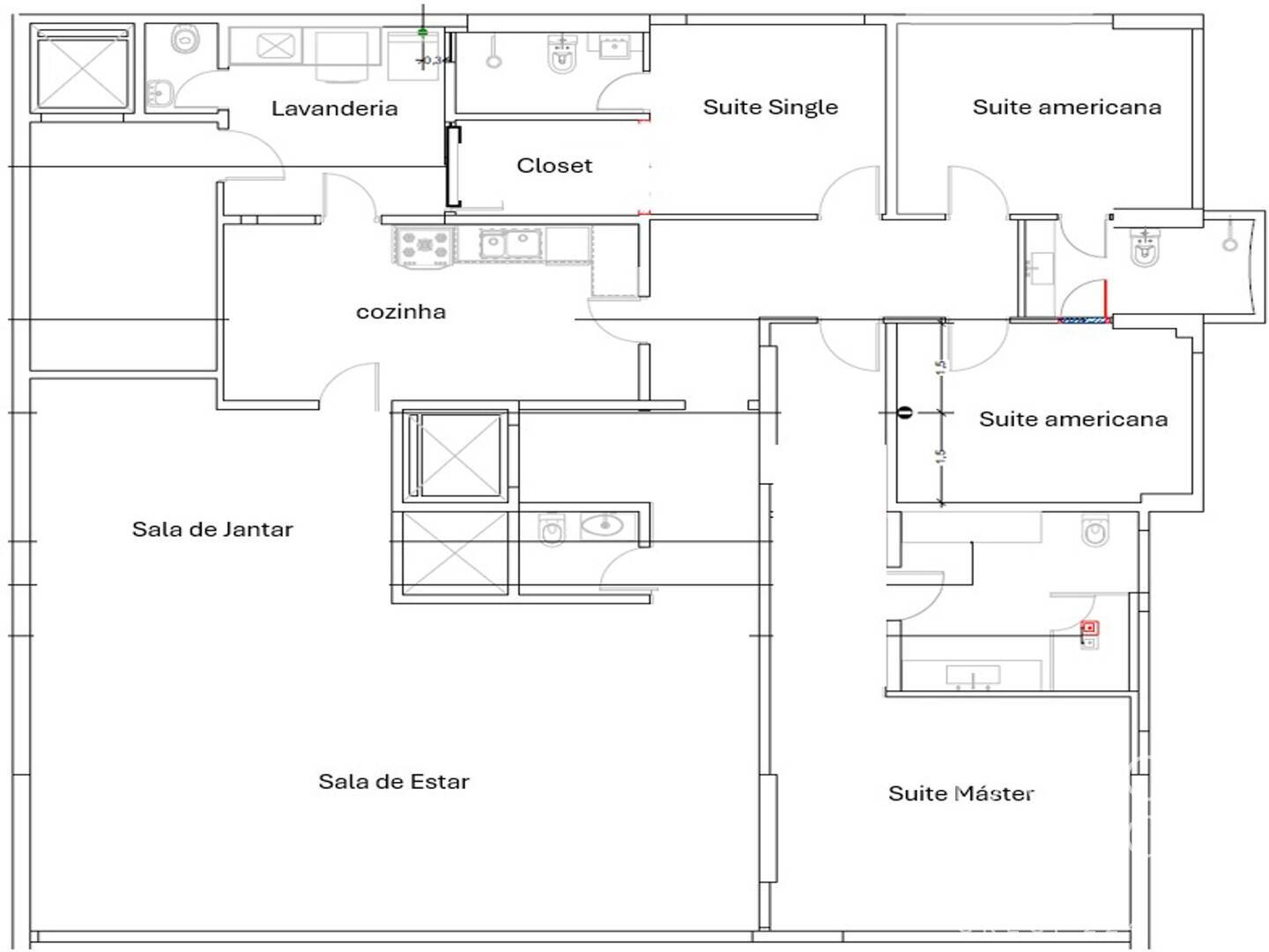 Apartamento à venda com 4 quartos, 226m² - Foto 16